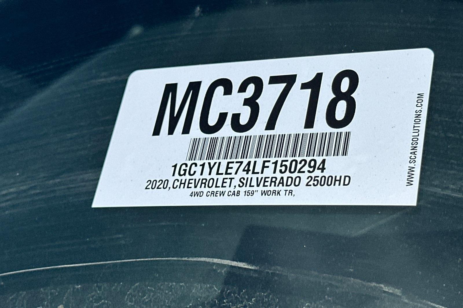 Thumbnail image of 2020 Chevrolet Silverado 2500HD at Harbor Chevrolet