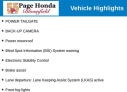 Thumbnail image of 2024 Honda Passport at Page Honda of Bloomfield