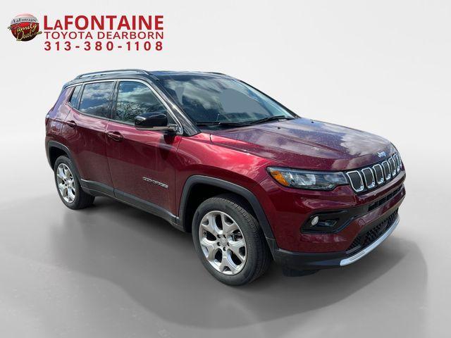 Thumbnail image of 2022 Jeep Compass at LaFontaine Toyota Kia Genesis of Dearborn