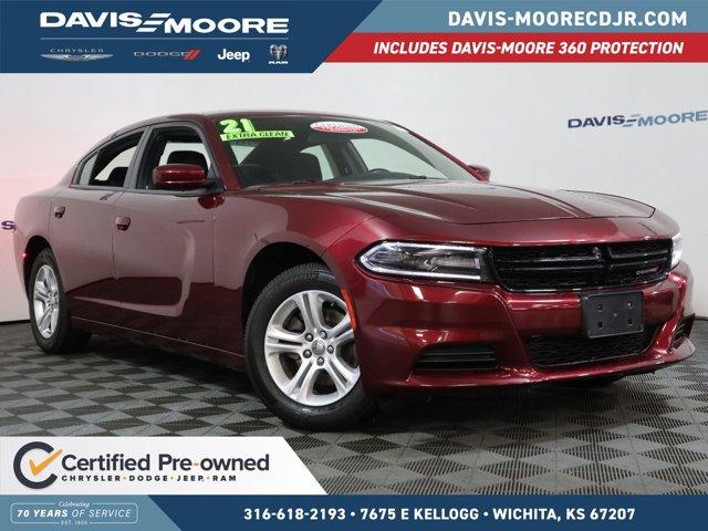 Thumbnail image of 2021 Dodge Charger at DavisMooreChryslerDodgeJeepUSED of Wichita, KS