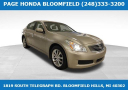 2009 INFINITI G37 Sedan x at Page Honda of Bloomfield