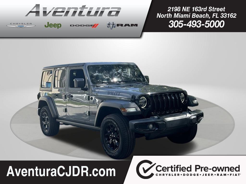 Thumbnail image of 2021 Jeep Wrangler Unlimited at Aventura Chrysler Jeep Dodge Ram