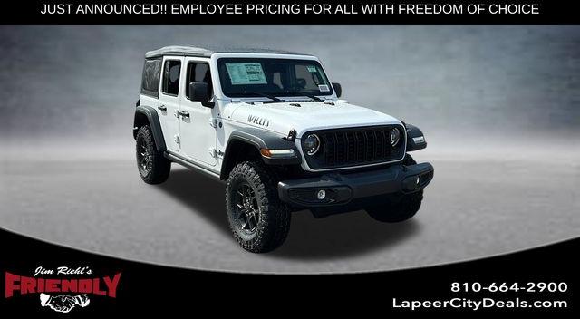 Thumbnail image of 2025 Jeep Wrangler at Jim Riehl's Friendly Chrysler Dodge Jeep Ram of Lapeer
