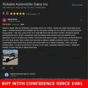 Thumbnail image of 2022 Ram 1500 at Reliable Automobile Sales Inc.