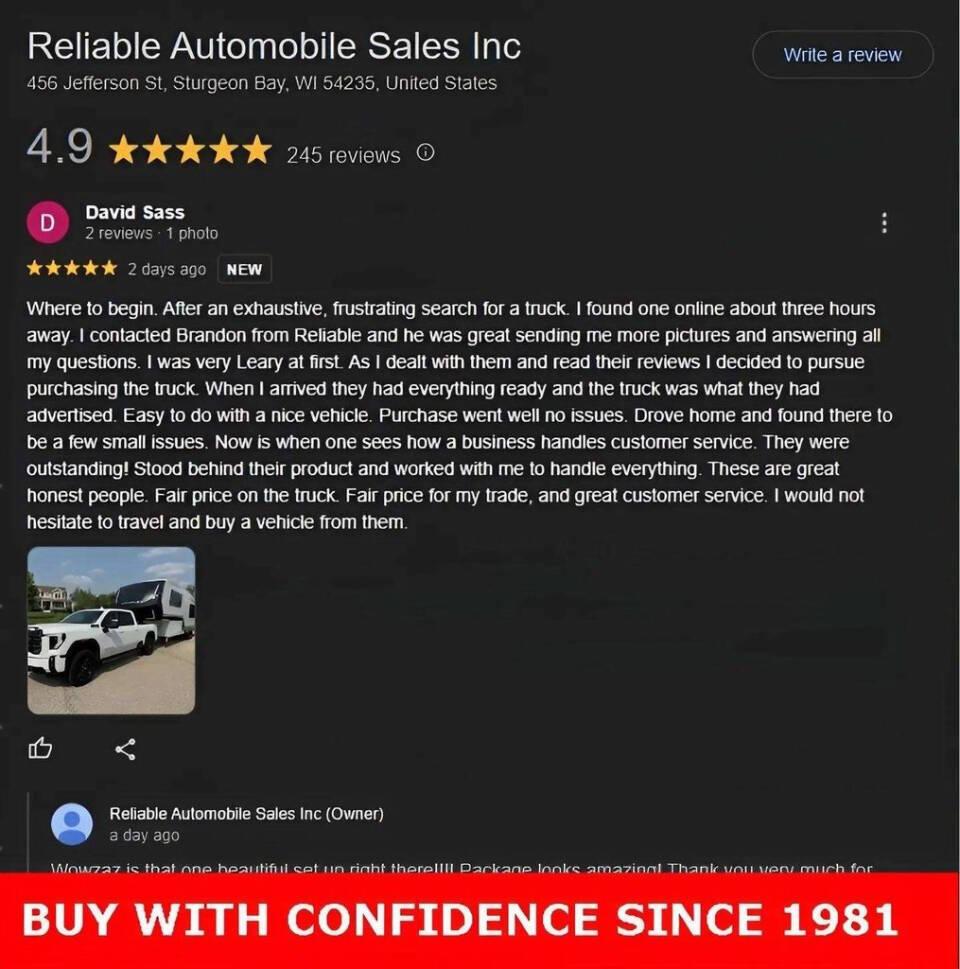 Thumbnail image of 2022 Ram 1500 at Reliable Automobile Sales Inc.