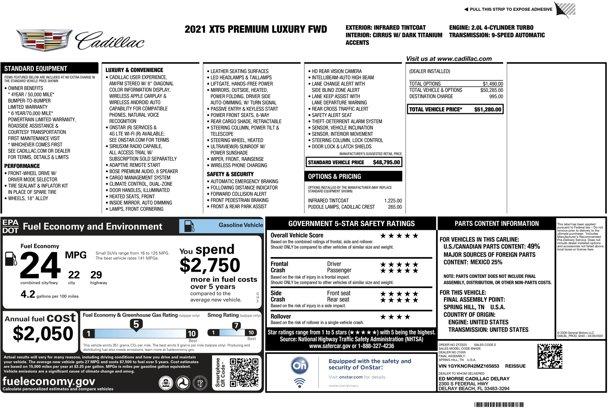 Thumbnail image of 2021 Cadillac XT5 at F C Kerbeck - New and Used