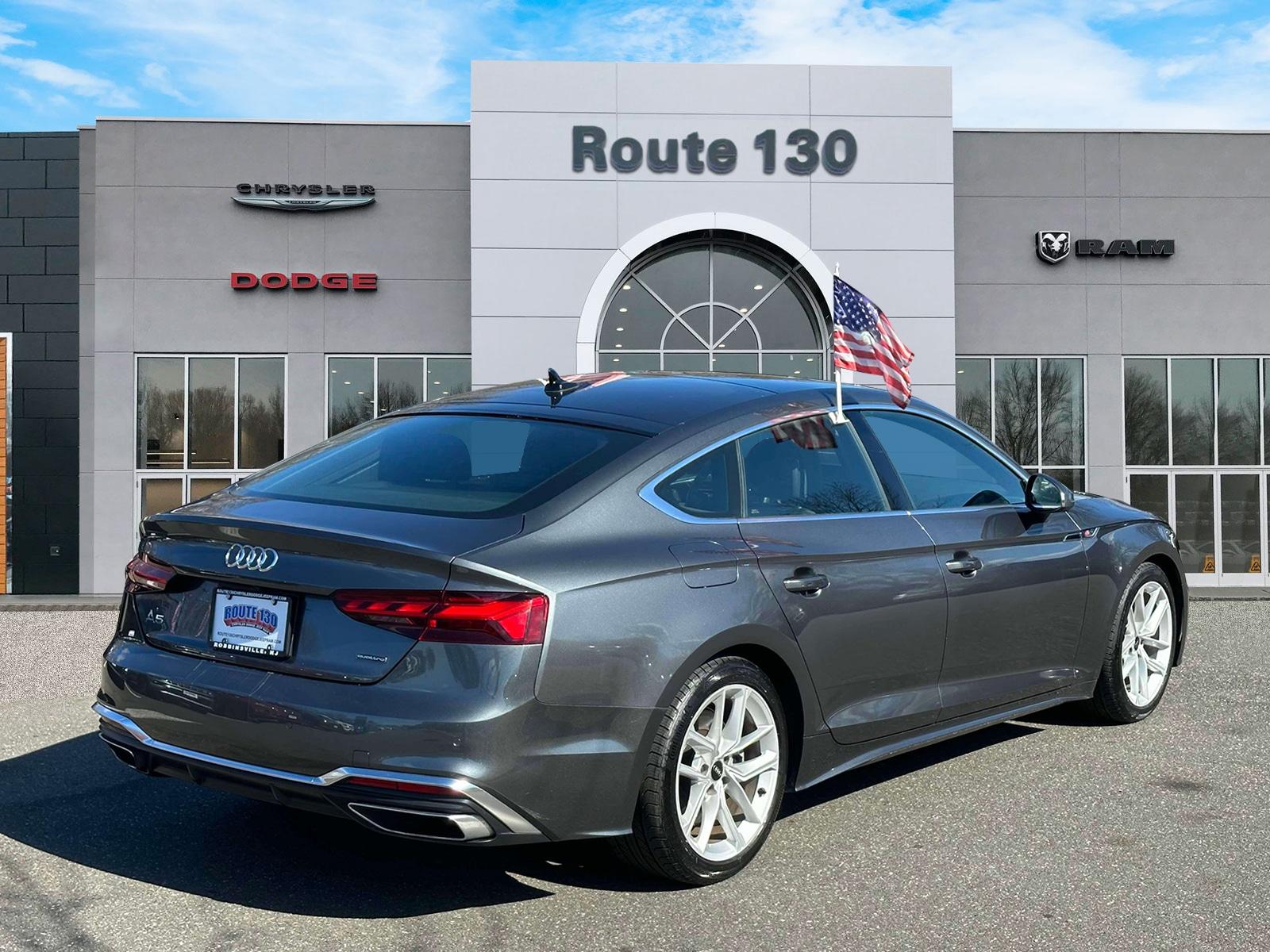 Thumbnail image of 2024 Audi A5 Sportback at Route 130 Chrysler Jeep Dodge