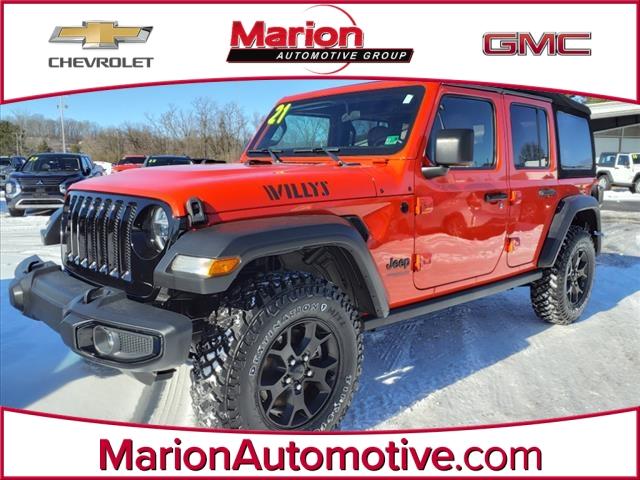 Thumbnail image of 2021 Jeep Wrangler Unlimited at Marion Automotive