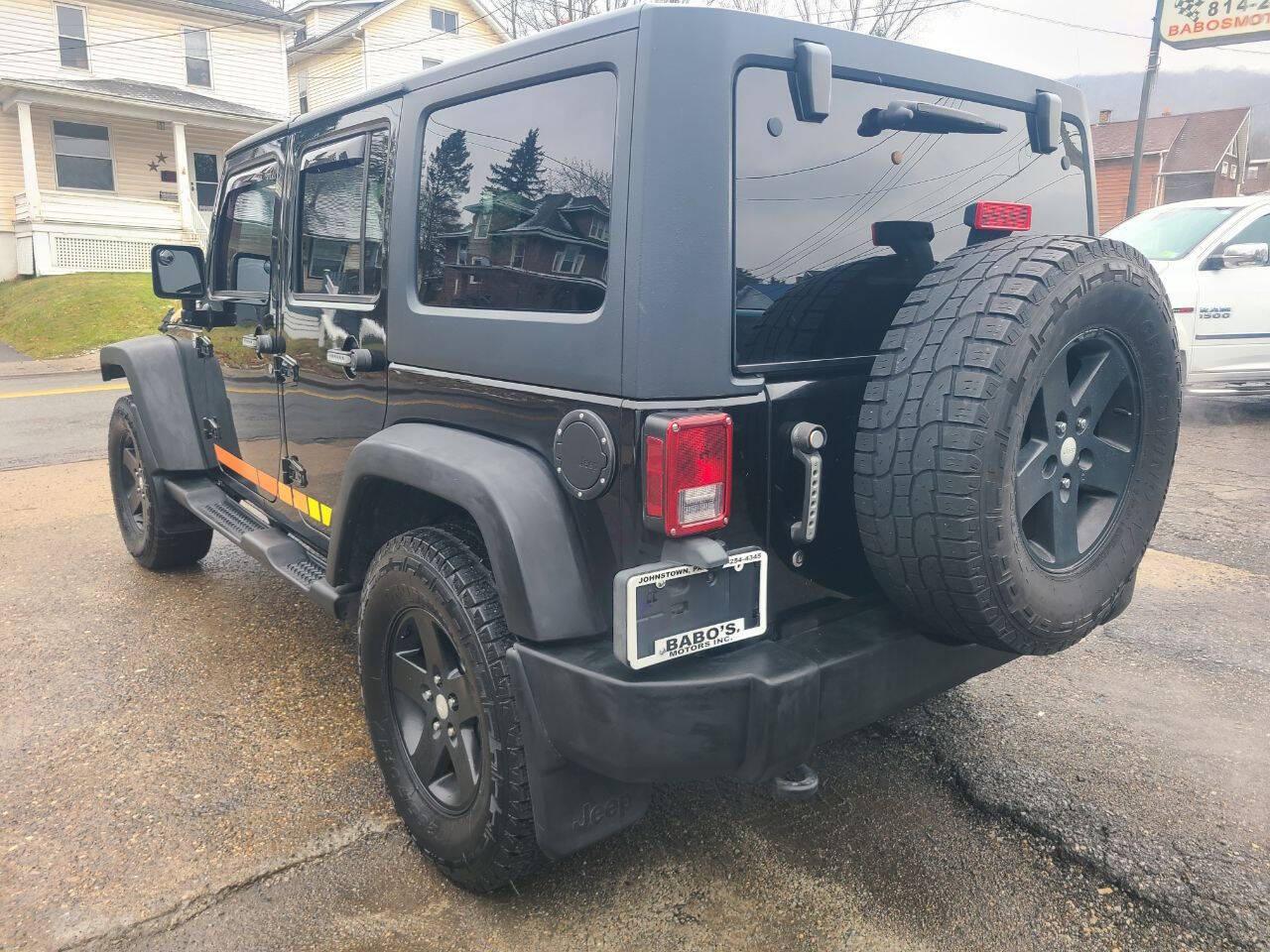 Thumbnail image of 2011 Jeep Wrangler Unlimited at Babo's Motors Inc.