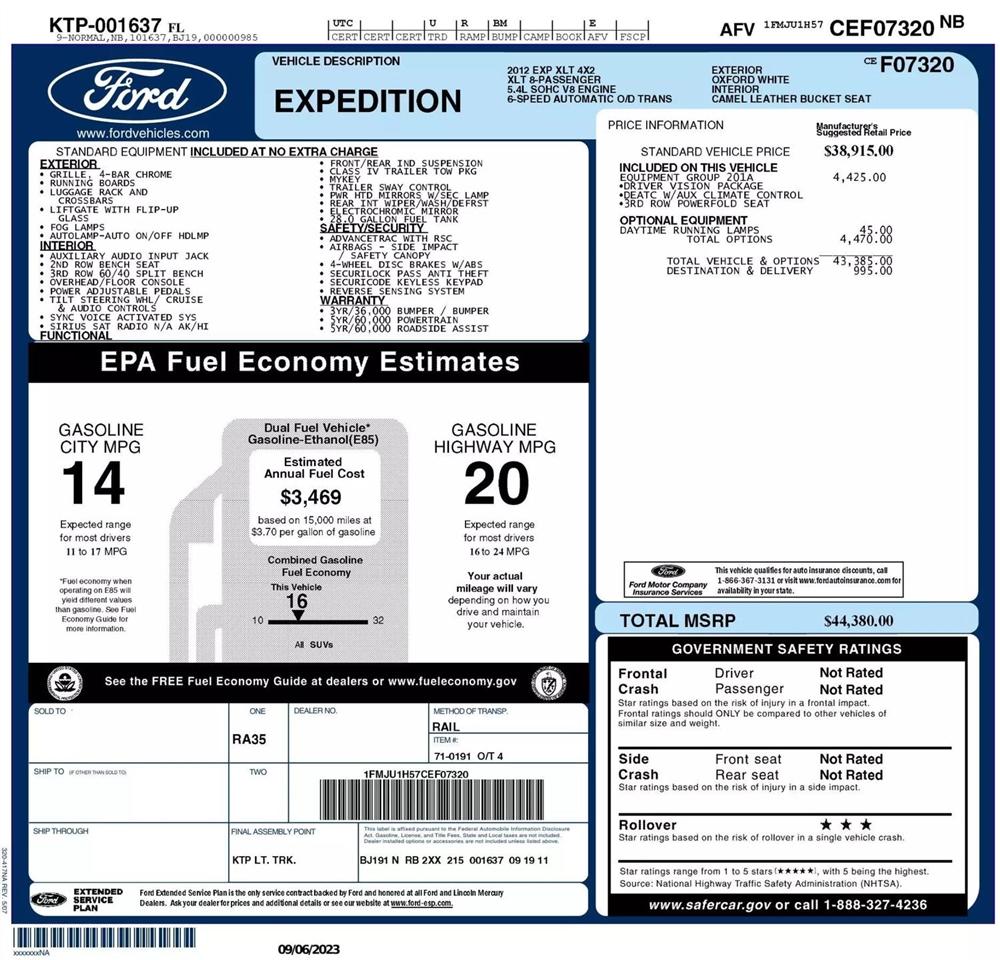 Thumbnail image of 2012 Ford Expedition at Downtown Motorsports