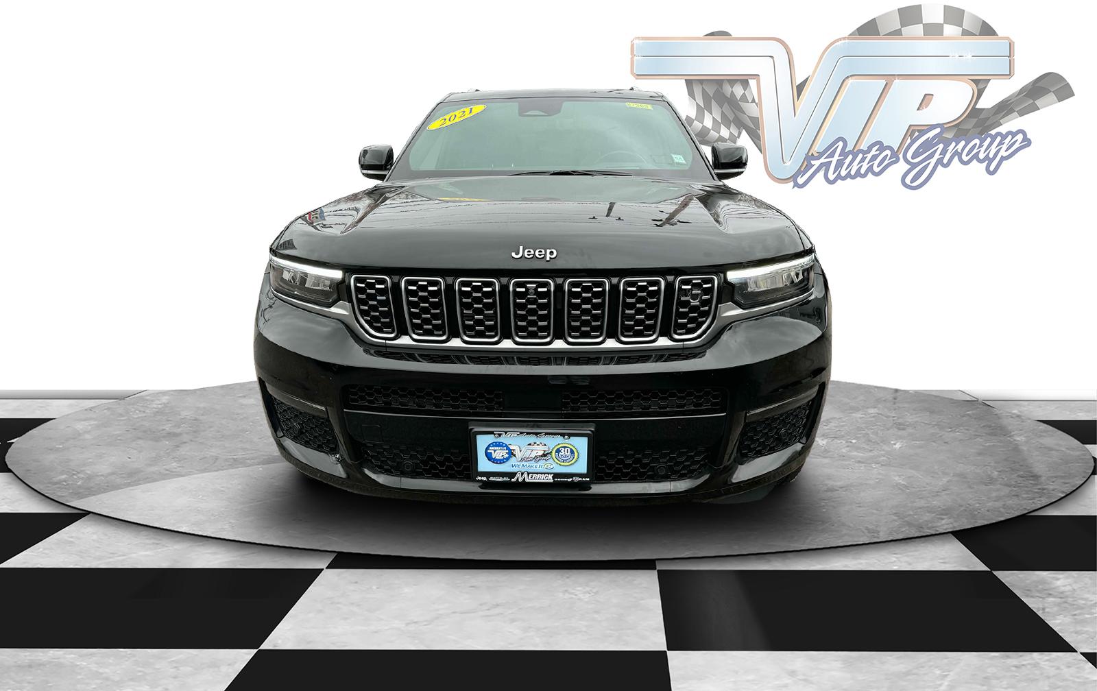 Thumbnail image of 2021 Jeep Grand Cherokee L at Merrick Jeep Chrysler Dodge Ram