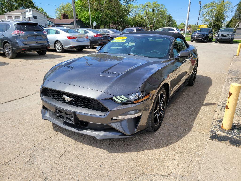 Thumbnail image of 2018 Ford Mustang at CLARE AUTO SALES, INC