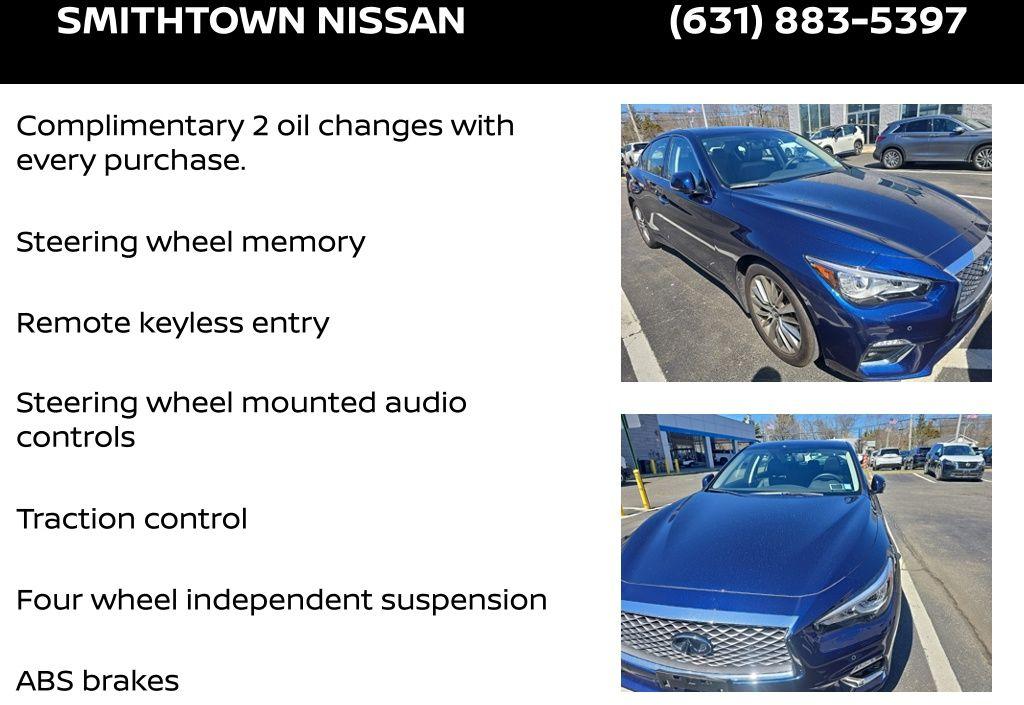 Thumbnail image of 2022 INFINITI Q50 at Smithtown Nissan