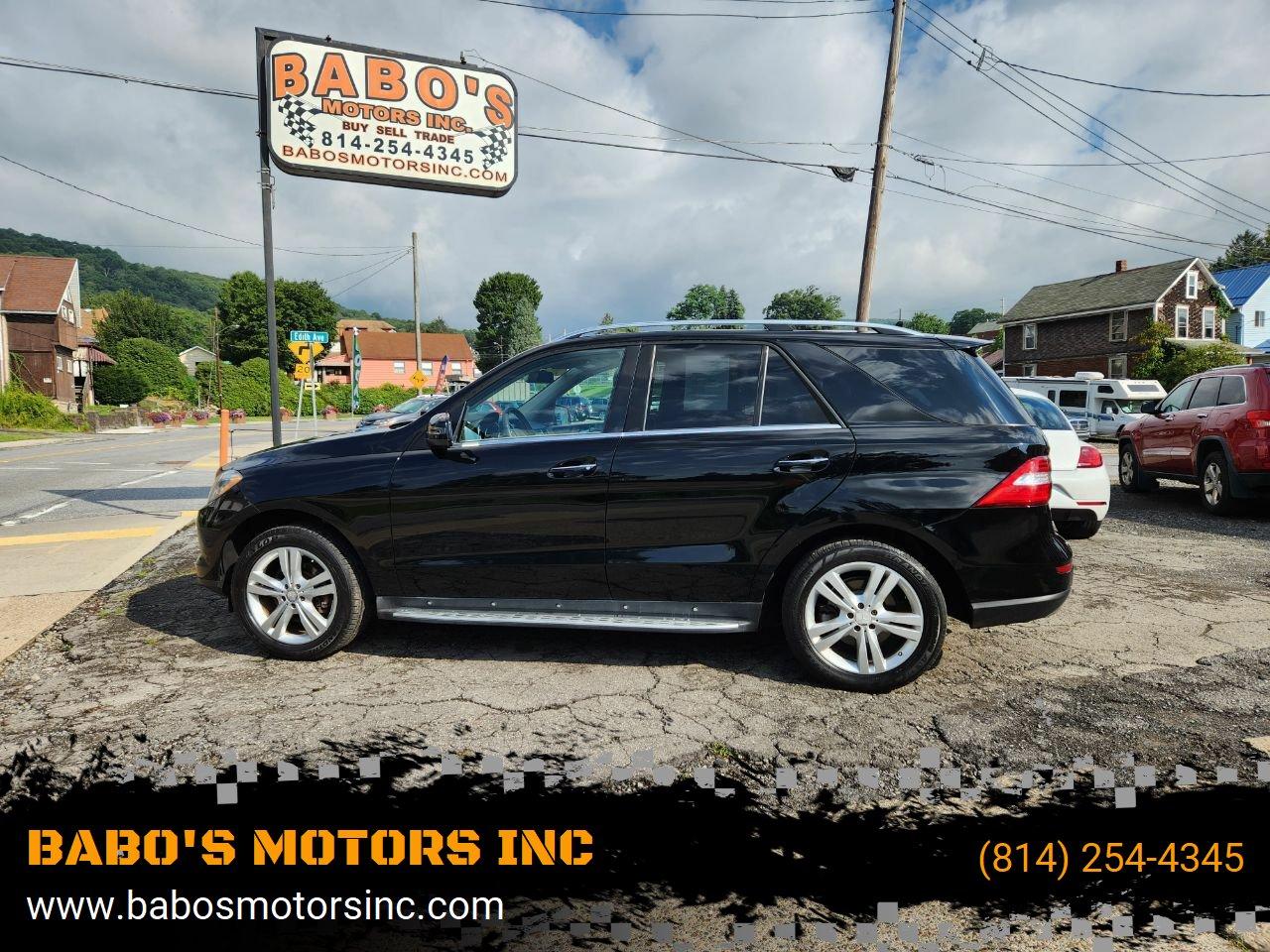Thumbnail image of 2014 Mercedes-Benz M-Class at Babo's Motors Inc.