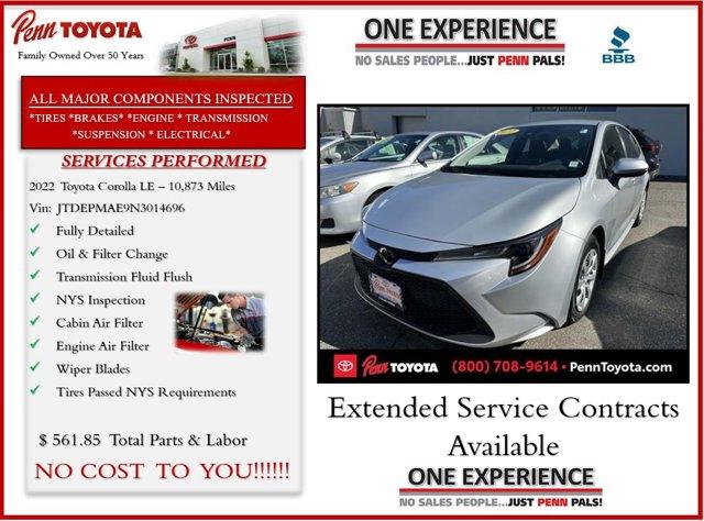 Thumbnail image of 2022 Toyota Corolla at Penn Toyota