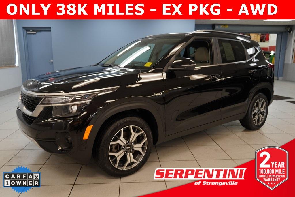 Thumbnail image of 2021 Kia Seltos at Serpentini Chevrolet of Strongsville