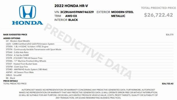 Thumbnail image of 2022 Honda HR-V at Car Vision Inc.