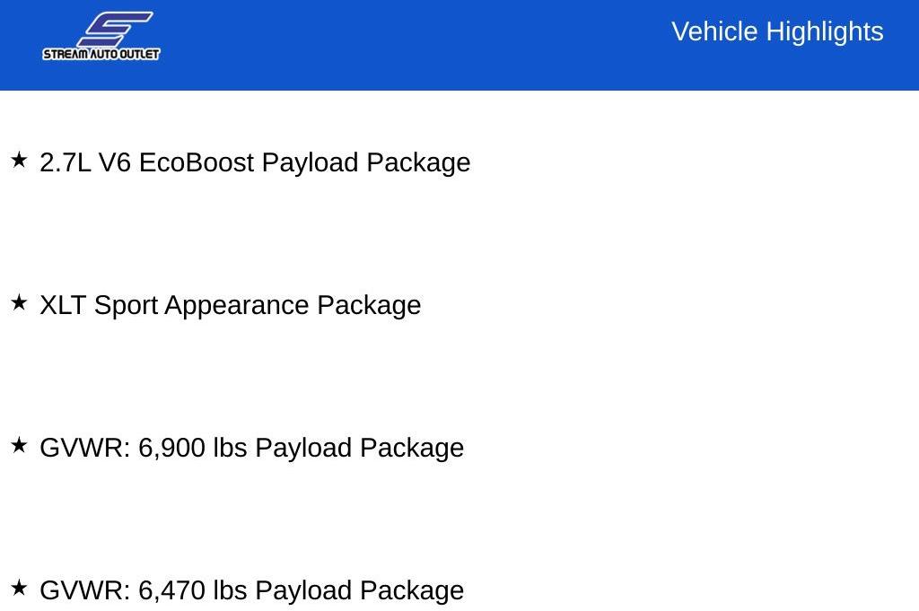 Thumbnail image of 2023 Ford F-150 at STREAM AUTO OUTLET
