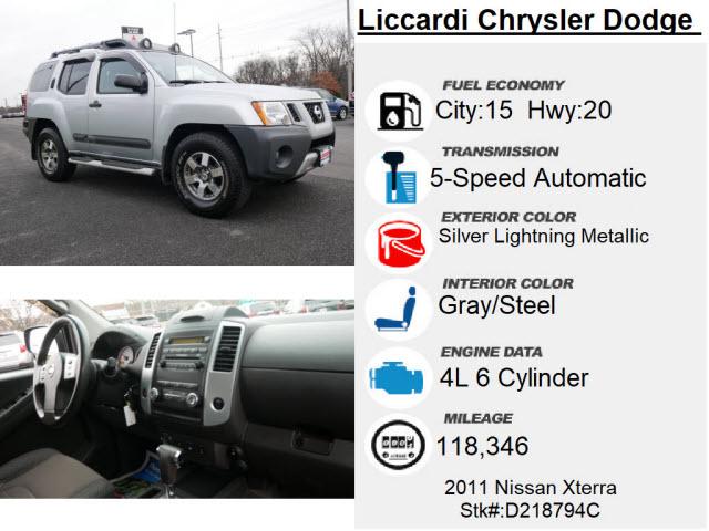Thumbnail image of 2011 Nissan Xterra at Liccardi Chrysler Dodge Mitsubishi