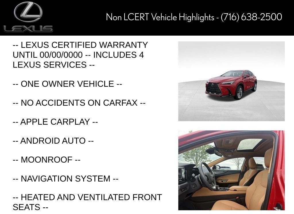 Thumbnail image of 2025 Lexus NX 350 at Northtown Lexus