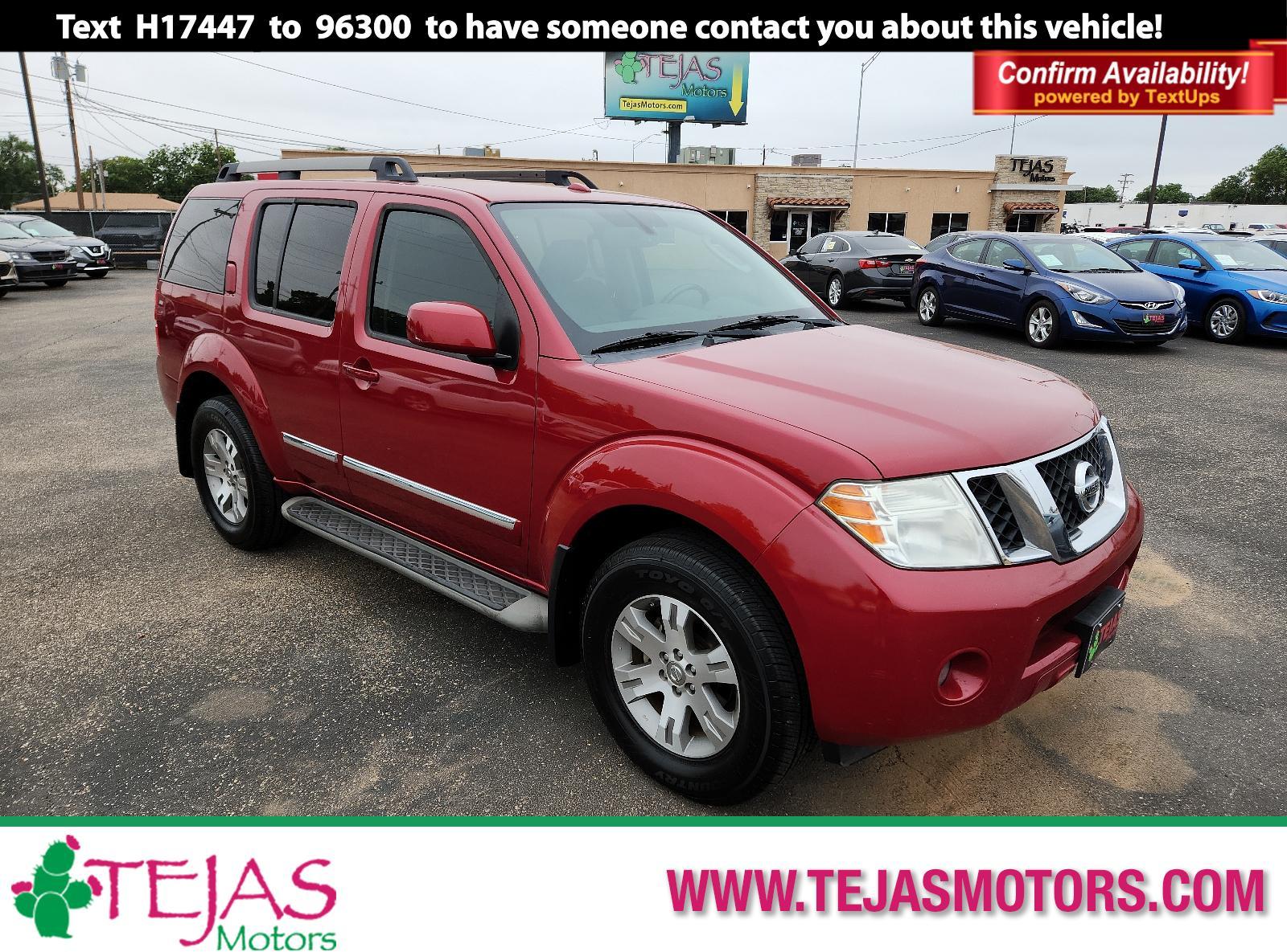 Thumbnail image of 2012 Nissan Pathfinder at Tejas Motors II