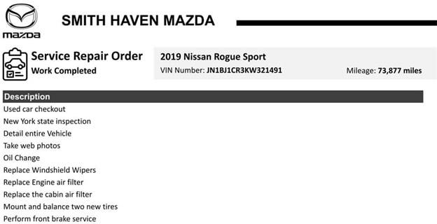 Thumbnail image of 2019 Nissan Rogue Sport at Smith Haven Mazda