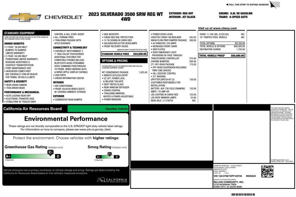 Thumbnail image of 2023 Chevrolet Silverado 3500HD at Minnesota Truck Headquarters of Forest Lake
