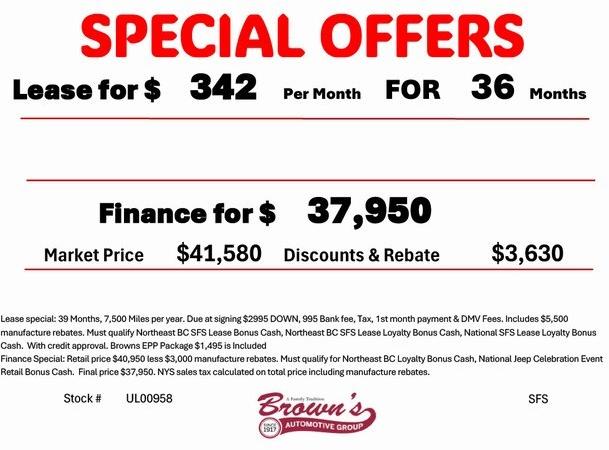 Thumbnail image of 2025 Jeep Grand Cherokee at Browns Fiat Alfa Romeo