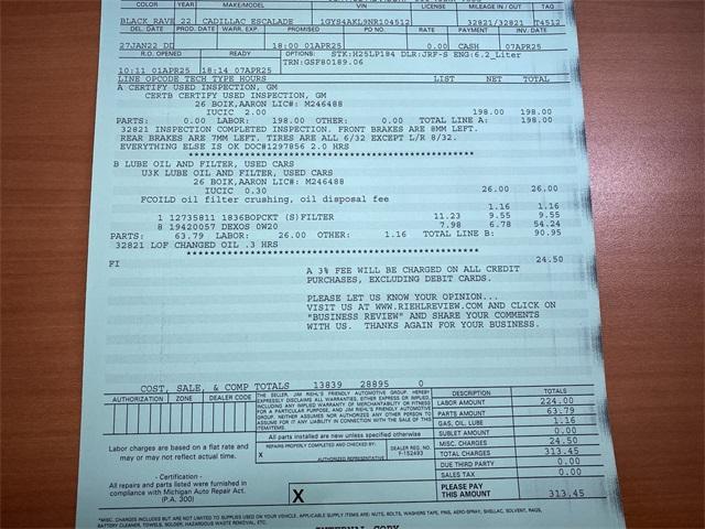 Thumbnail image of 2022 Cadillac Escalade at Jim Riehl's Friendly Honda