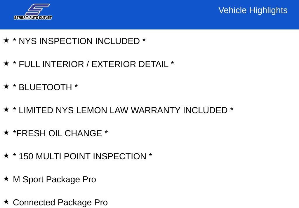 Thumbnail image of 2025 BMW X5 at STREAM AUTO OUTLET