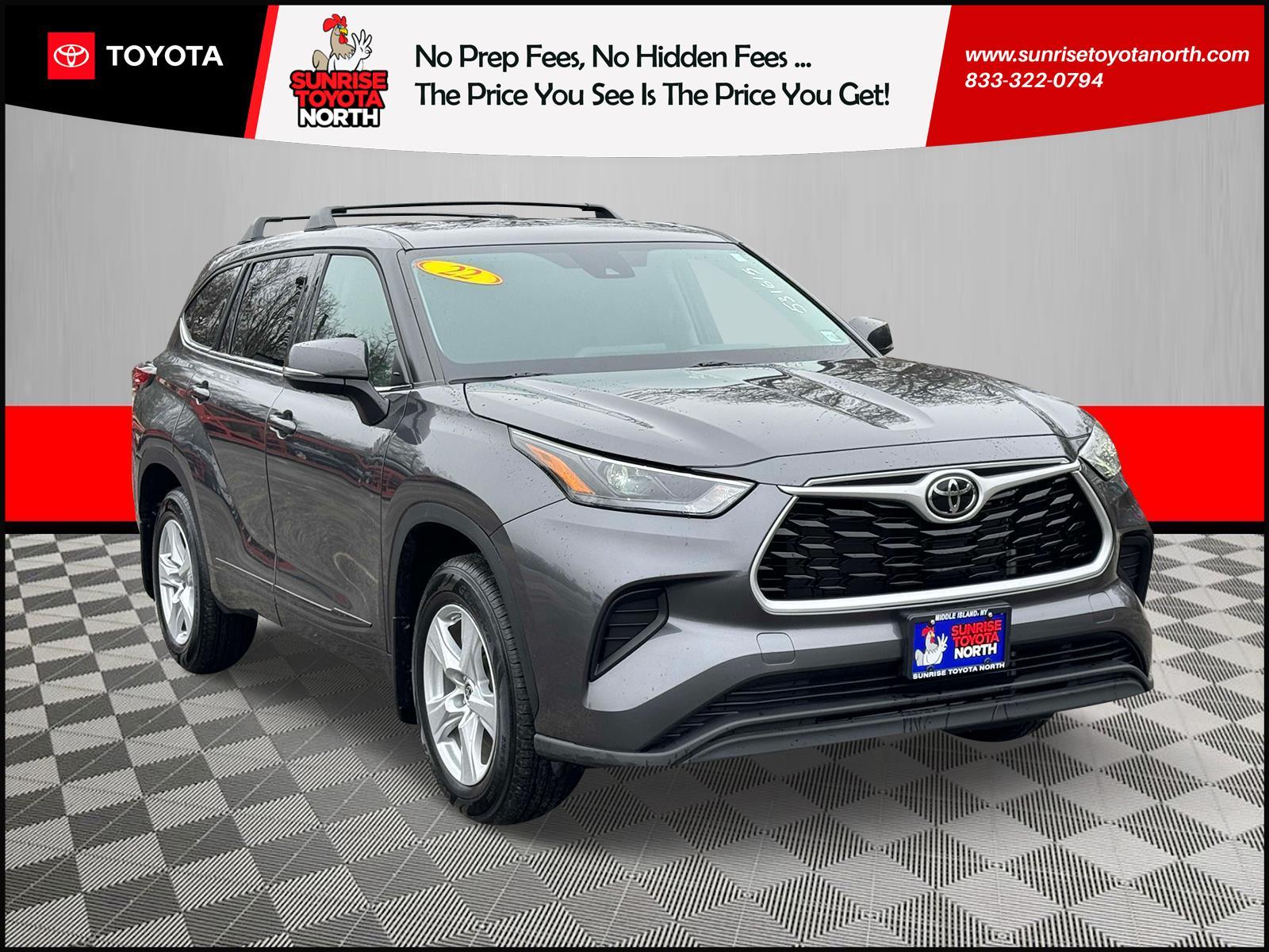 Thumbnail image of 2022 Toyota Highlander at Sunrise Toyota North