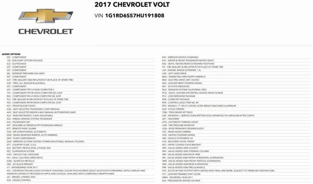 Thumbnail image of 2017 Chevrolet Volt at Car Vision Inc.
