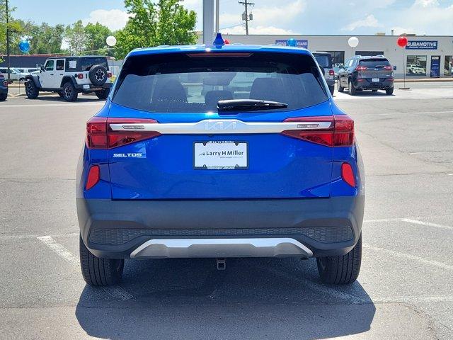 Thumbnail image of 2023 Kia Seltos at LarryHMillerVolkswagenLakewoodUsed of Lakewood, CO