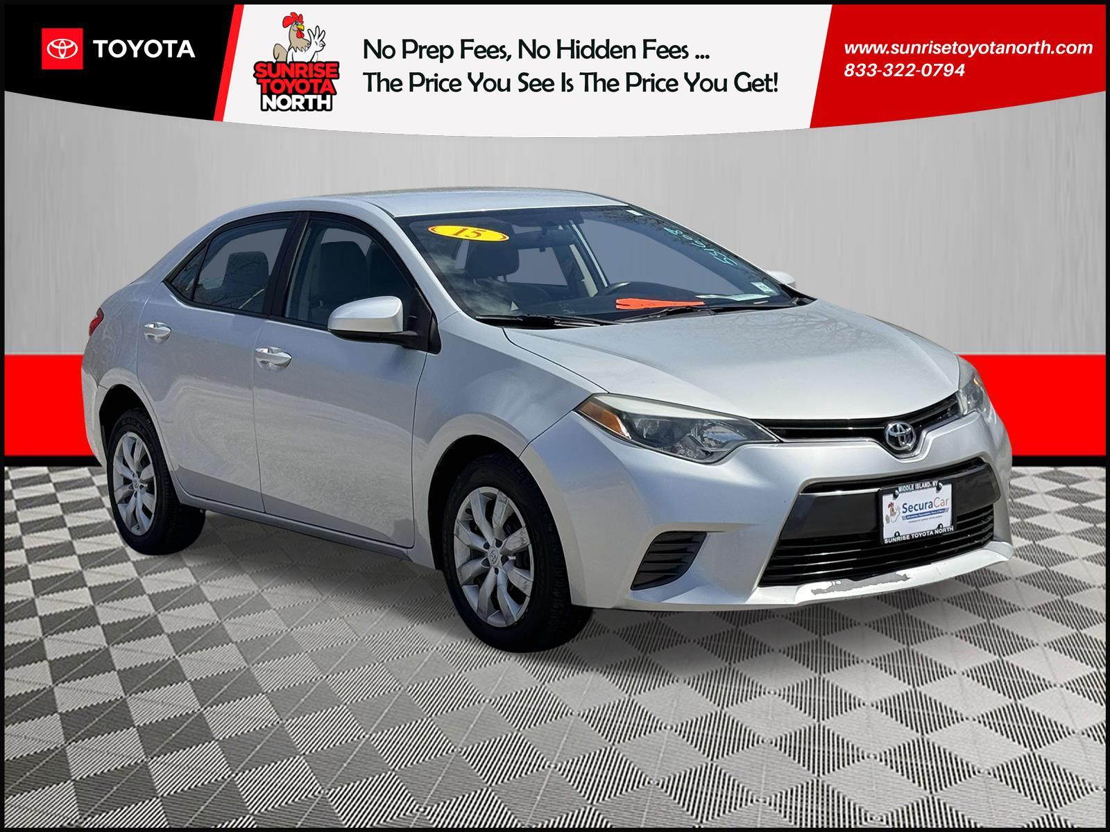 Thumbnail image of 2015 Toyota Corolla at Sunrise Toyota North