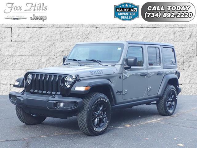Thumbnail image of 2021 Jeep Wrangler Unlimited at Fox Hills Chrysler Jeep