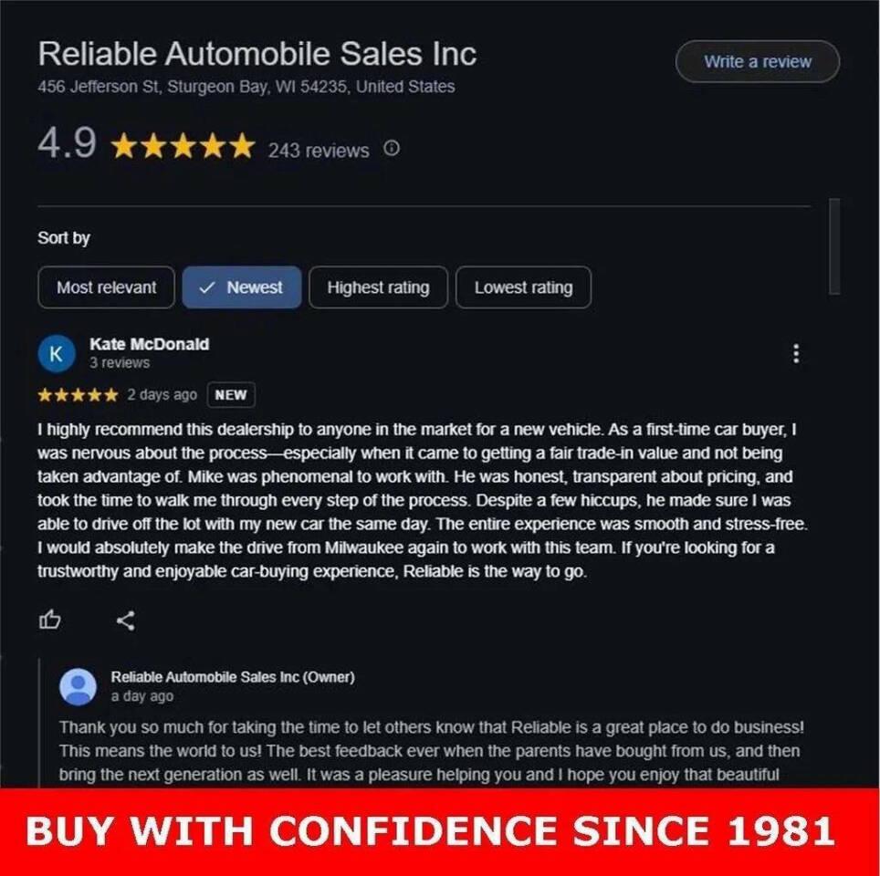 Thumbnail image of 2020 Mitsubishi Outlander at Reliable Automobile Sales Inc.