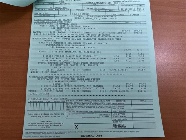 Thumbnail image of 2023 Honda CR-V at Jim Riehl's Friendly Honda