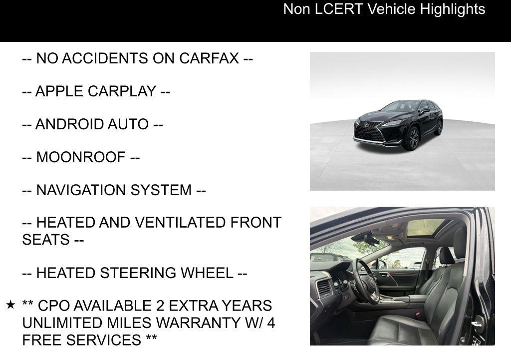 Thumbnail image of 2020 Lexus RX 350L at Northtown Lexus
