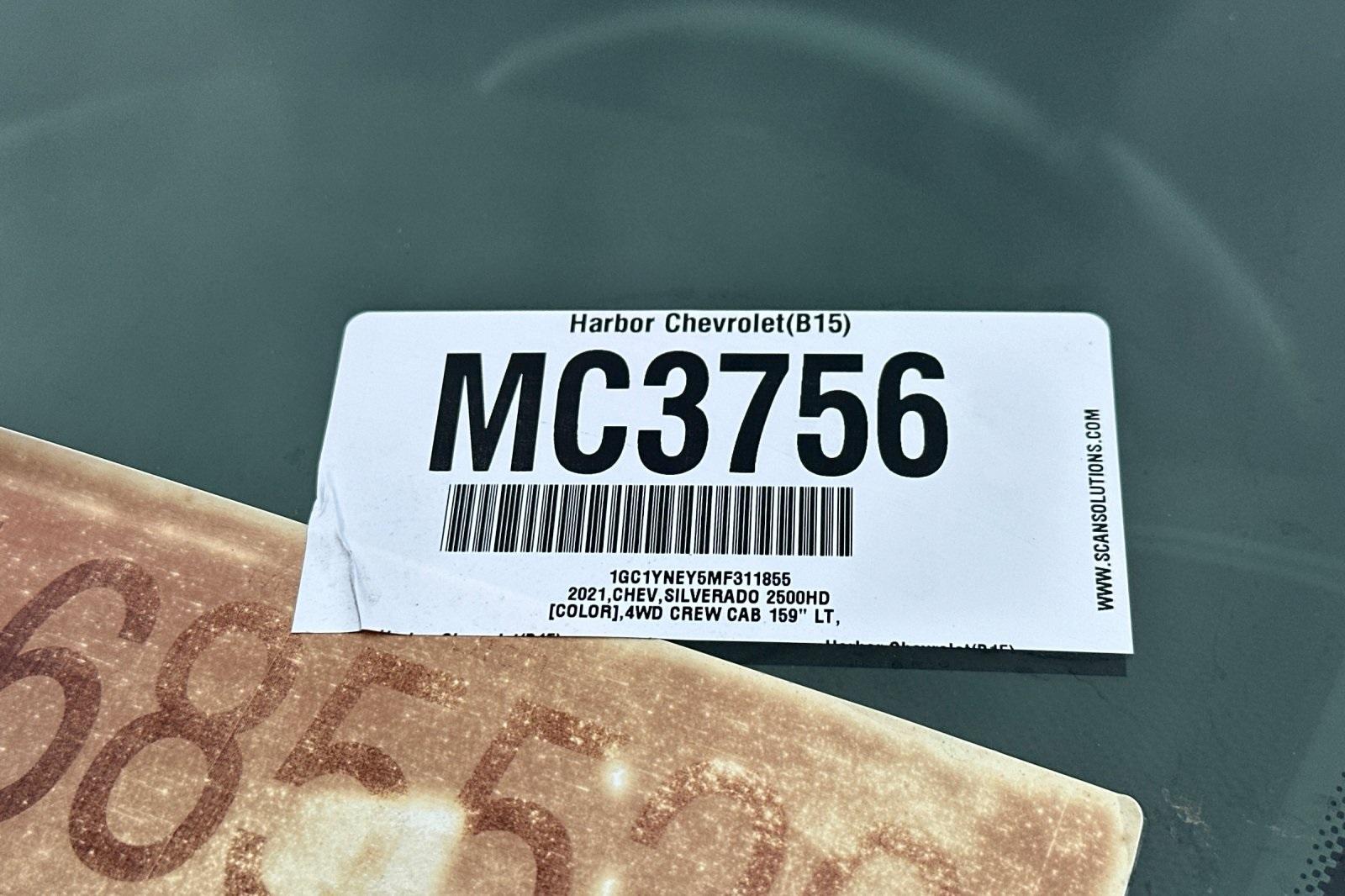 Thumbnail image of 2021 Chevrolet Silverado 2500HD at Harbor Chevrolet
