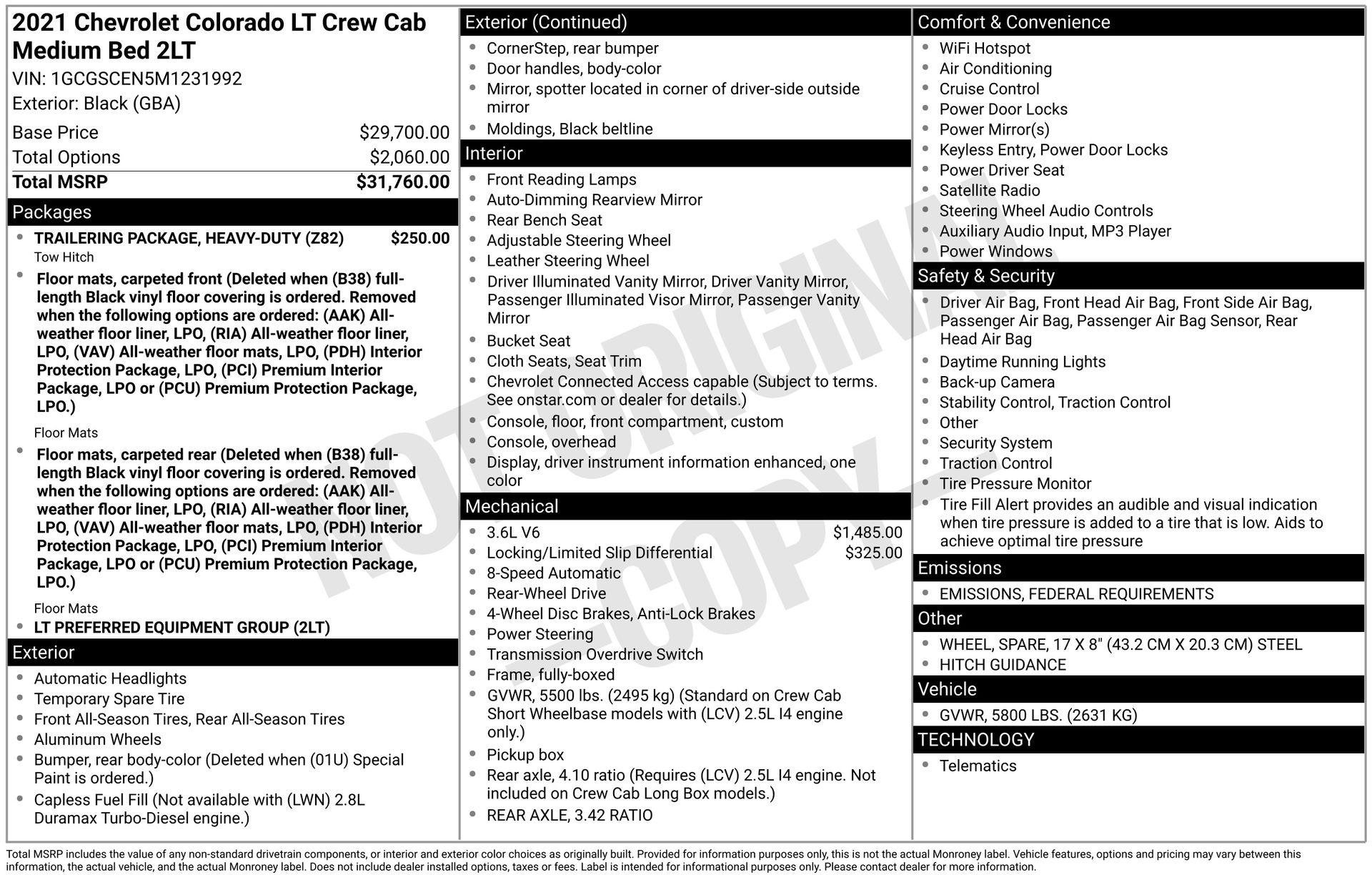 Thumbnail image of 2021 Chevrolet Colorado at Brickell Mazda