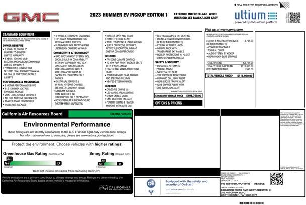 Thumbnail image of 2023 GMC HUMMER EV at F C Kerbeck - New and Used