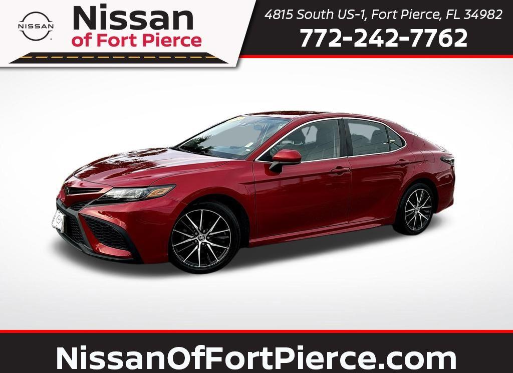 Thumbnail image of 2021 Toyota Camry at Sunrise Volkswagen of Fort Pierce