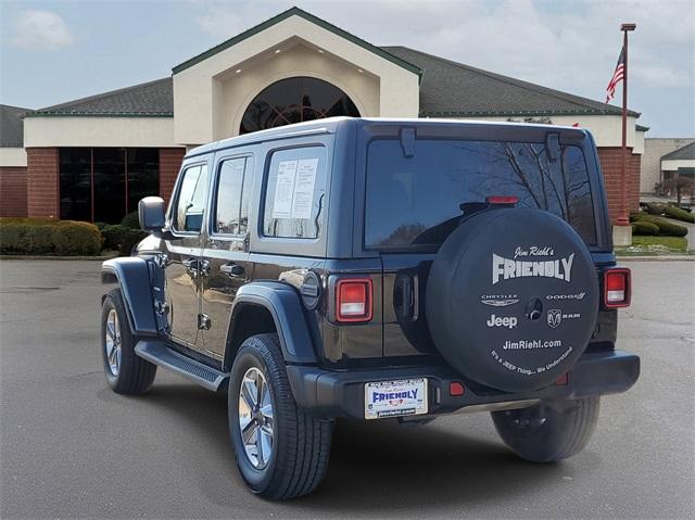 Thumbnail image of 2022 Jeep Wrangler Unlimited at Jim Riehl's Friendly Chrysler Dodge Jeep Ram of Romeo