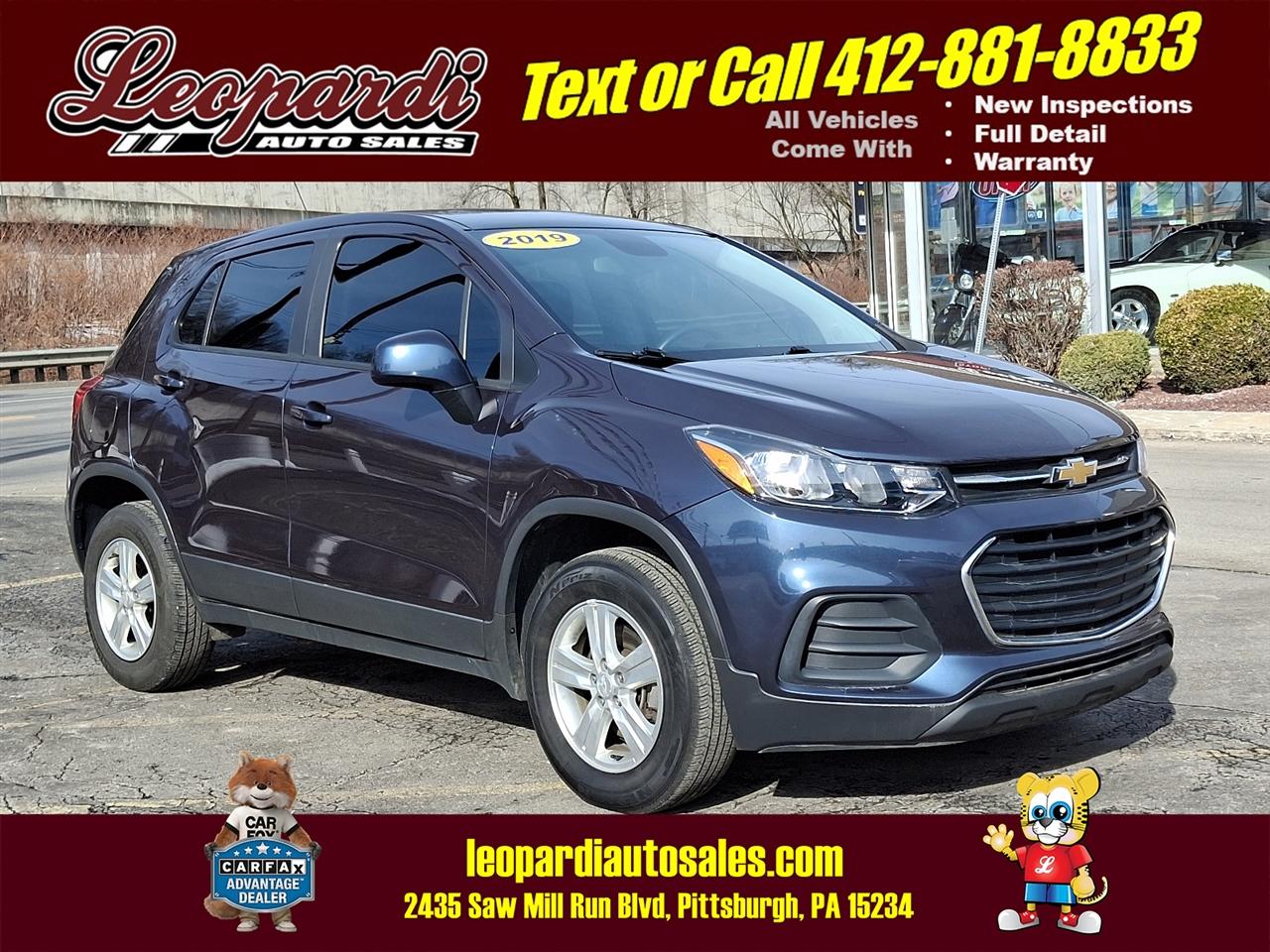 Thumbnail image of 2019 Chevrolet Trax at Leopardi Auto Sales
