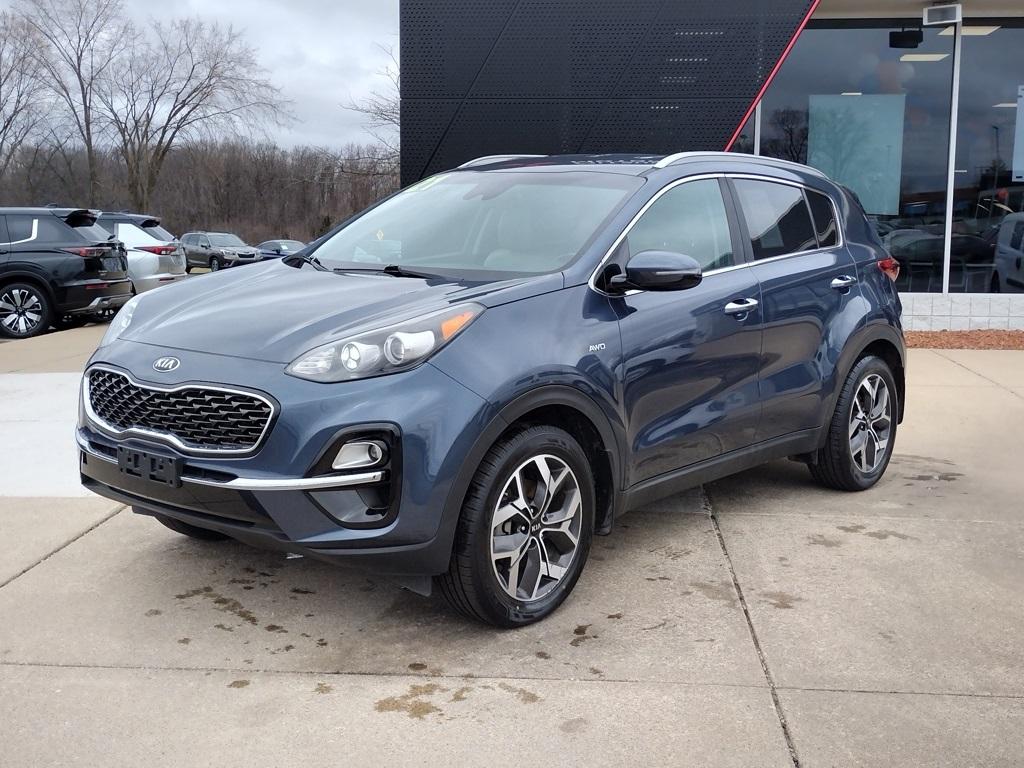 Thumbnail image of 2021 Kia Sportage at Grand Blanc Mitsubishi