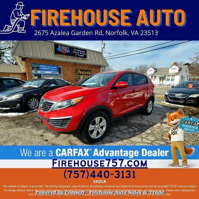 Thumbnail image of 2013 Kia Sportage at Firehouse Auto Sales & Trade