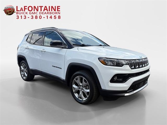 Thumbnail image of 2022 Jeep Compass at LaFontaine Buick GMC of Dearborn