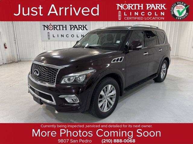 Thumbnail image of 2015 INFINITI QX80 at NorthParkLincolnCertifiedPreOwned of San Antonio, TX