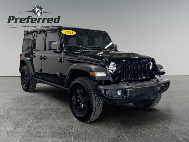 Thumbnail image of 2021 Jeep Wrangler Unlimited at Preferred Chrysler Dodge Jeep Ram