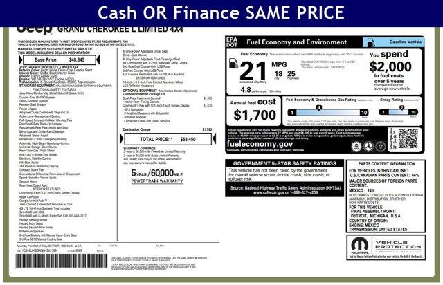 Thumbnail image of 2022 Jeep Grand Cherokee L at Westbury Chrysler Jeep Dodge RAM